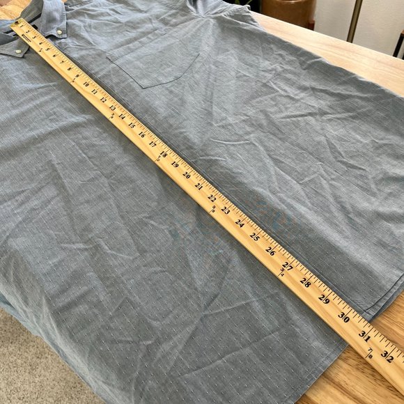 Banana Republic Camden Fit Custom 078 Wash Shirt Button Down Long Sleeve Size XL - Picture 9 of 11